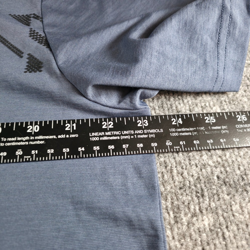 Travis Mathew All Day Access Polo Shirt Mens XL Blue Golf Trilogy Aviation - Picture 10 of 11